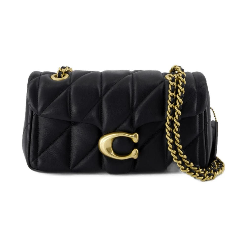 Coach Women's Black Shoulder Bags, One Size, Quilted Calfskin Crossbody Bag - Noir