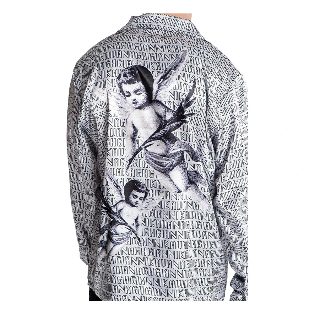 Gianni Kavanagh Tag Shirt Gray Heren