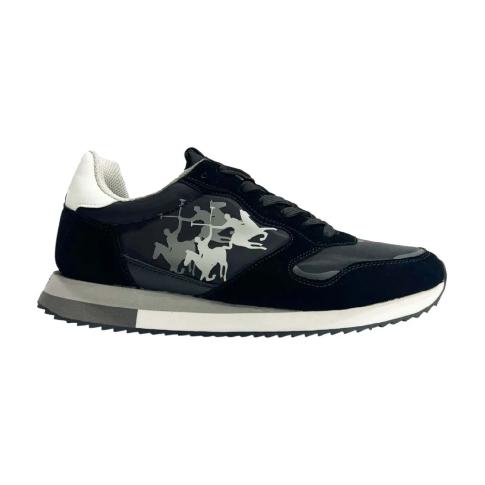 La Martina Low Top Sneakers Heren Schoenen Zwart