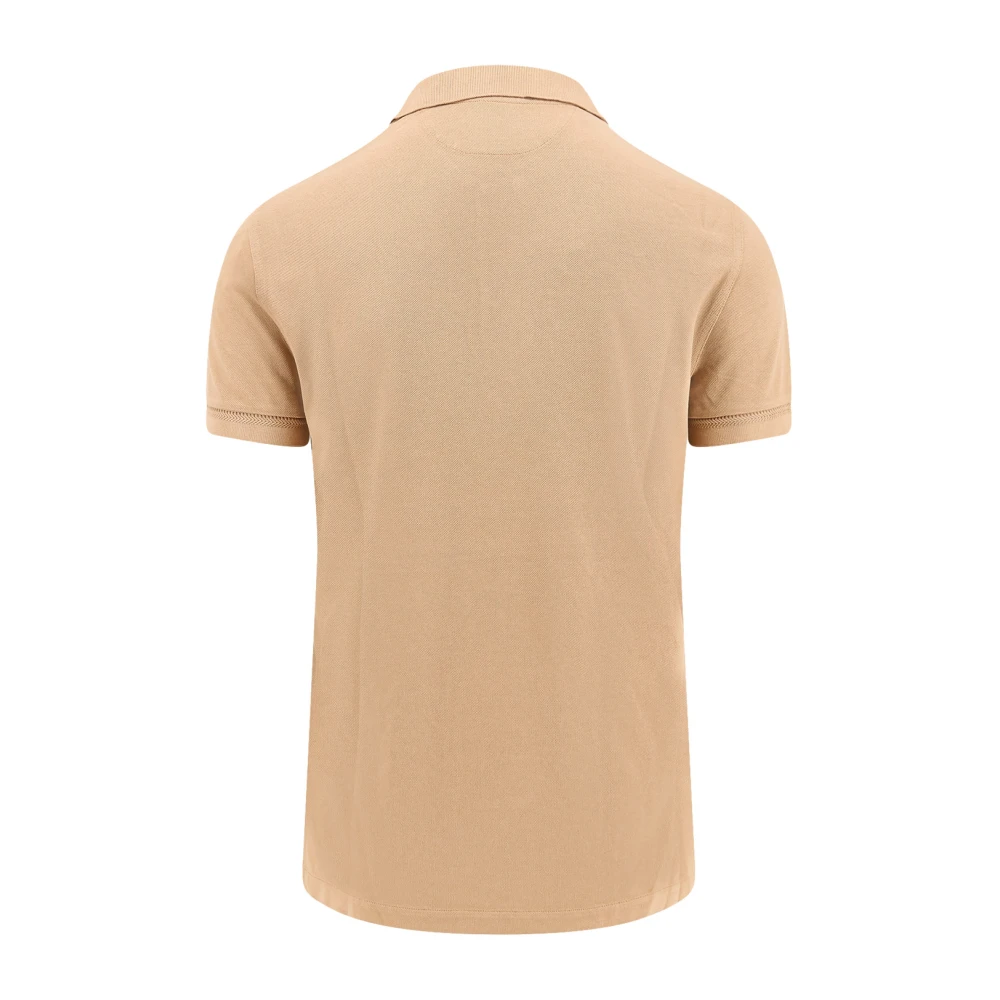 Tom Ford Katoenen poloshirt met logoborduursel Brown Heren