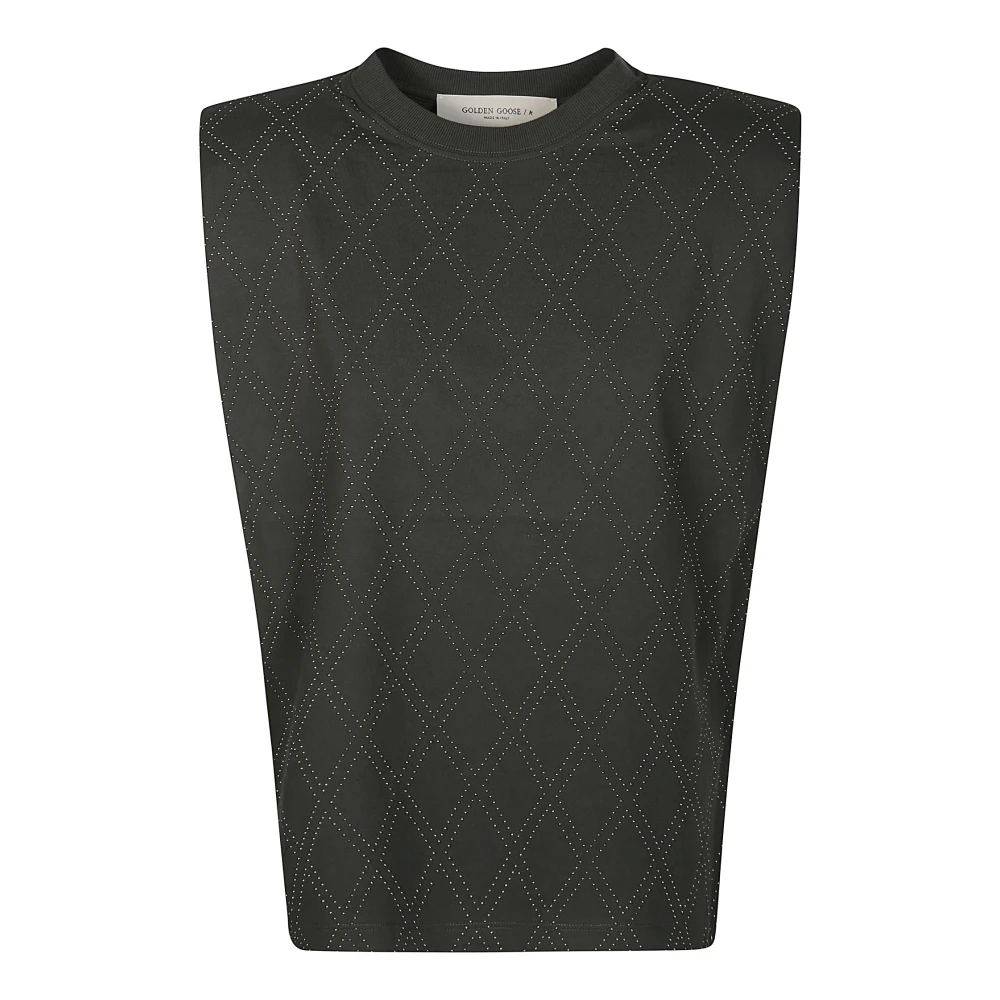 Golden Goose Mouwloze Top met Bandjes Gray Dames