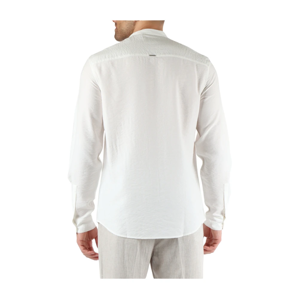 Antony Morato Seoul regular fit viscose overhemd White Heren