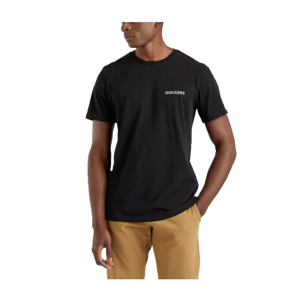Dockers Black T-Shirts, Male, Xl, T-Shirts