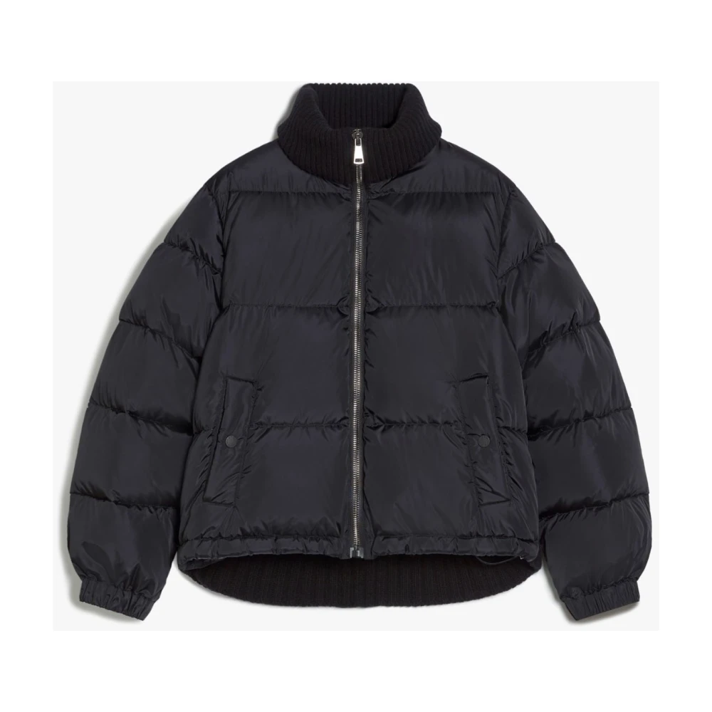 Max Mara Weekend Stijlvolle Winterjas met Dons Black Dames