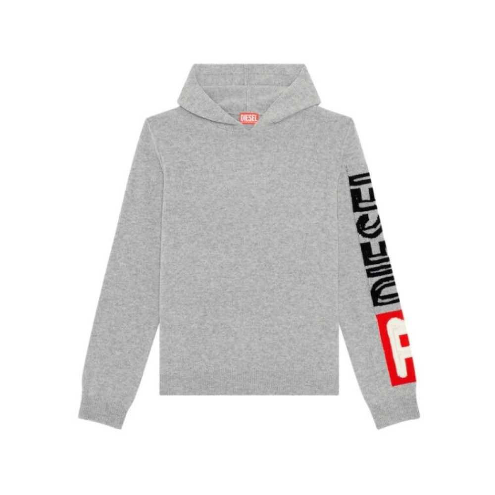 Diesel Uomo Grigio Felpe, Xl, New,