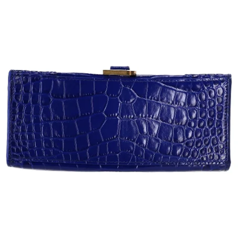 Balenciaga Vintage Pre-owned Leather handbags Blue Dames