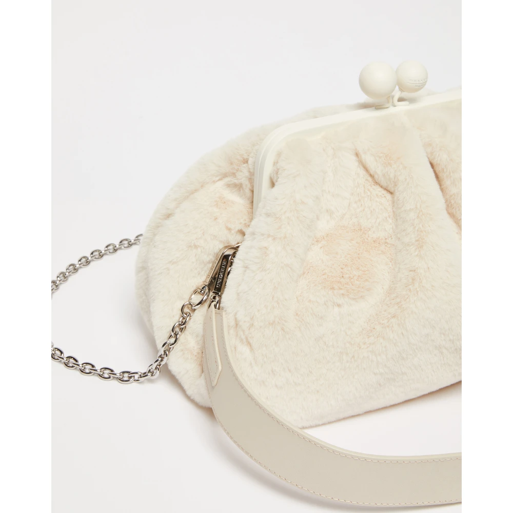 Max Mara Witte Pasticcino Tas Medium Clutch White Dames