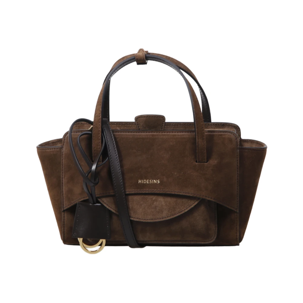 Hidesins Women's Brown Flap S Bag - Handbags - One Size - Bags
