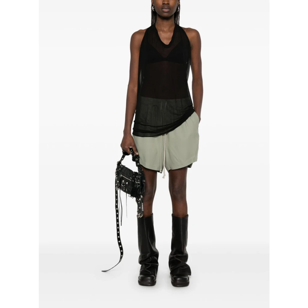 Rick Owens Halter T Top Black Dames