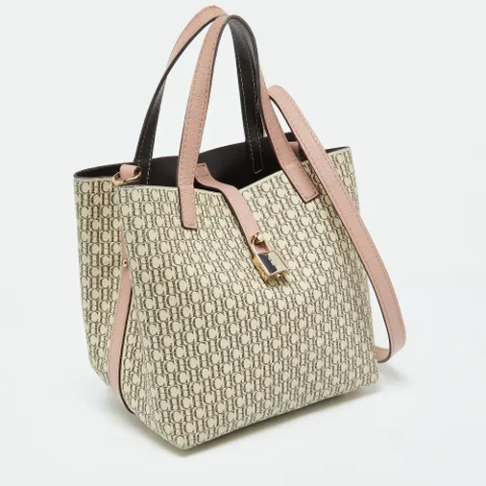 Carolina Herrera Pre-owned Canvas handbags Multicolor Dames