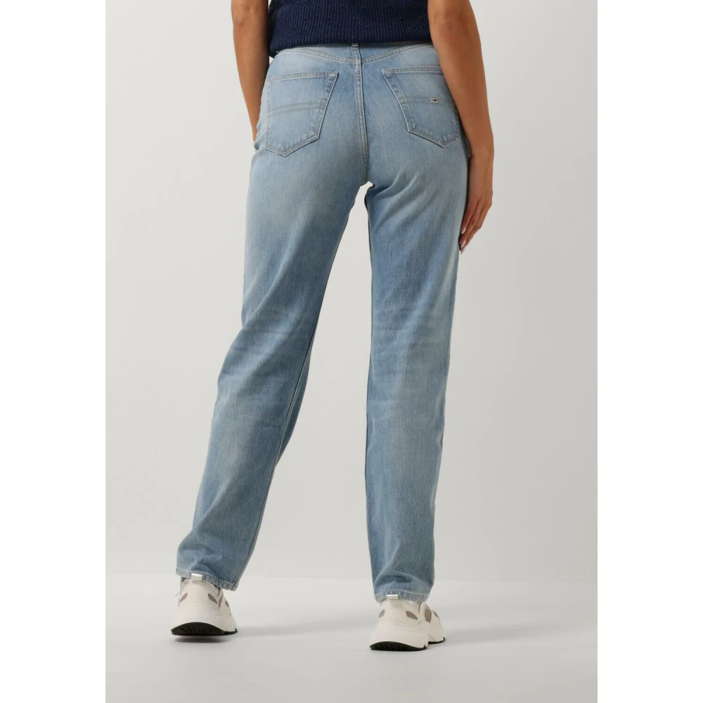 Tommy Jeans Julie Straight Leg Blauwe Jeans Blue Dames