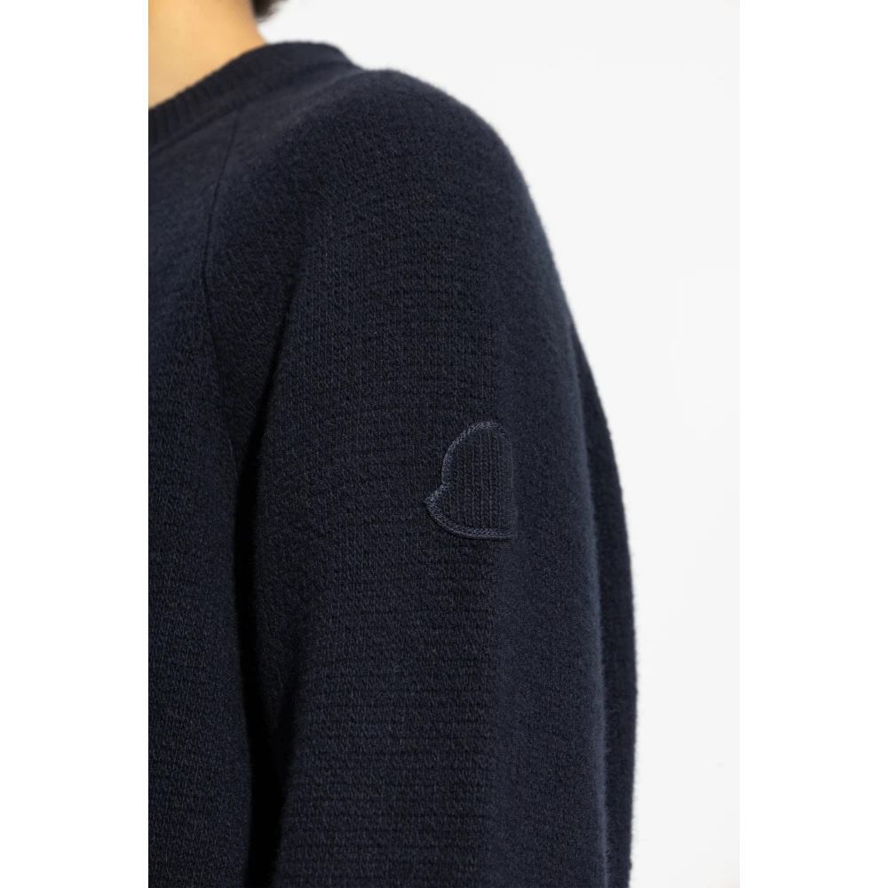 Moncler Wollen trui Blue Heren