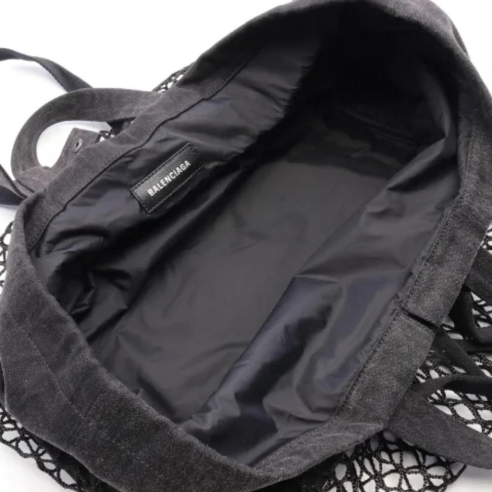 Balenciaga Vintage Pre-owned Canvas handbags Black Dames