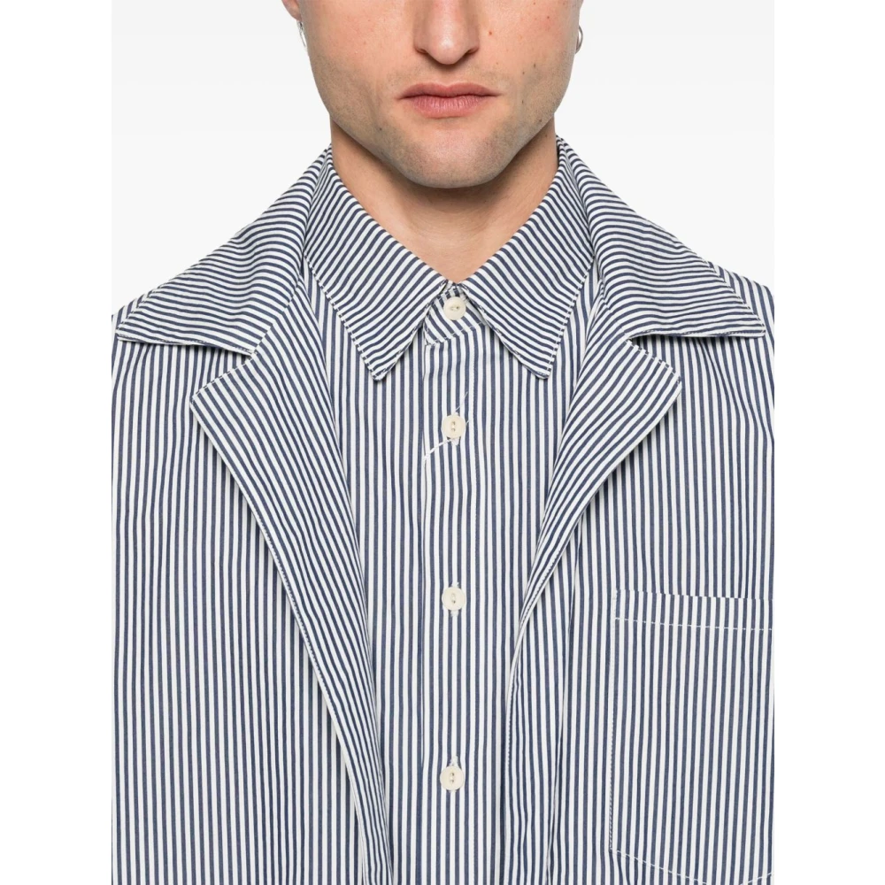 Maison Margiela Blauwe Stijlvolle Jassen Blue Heren