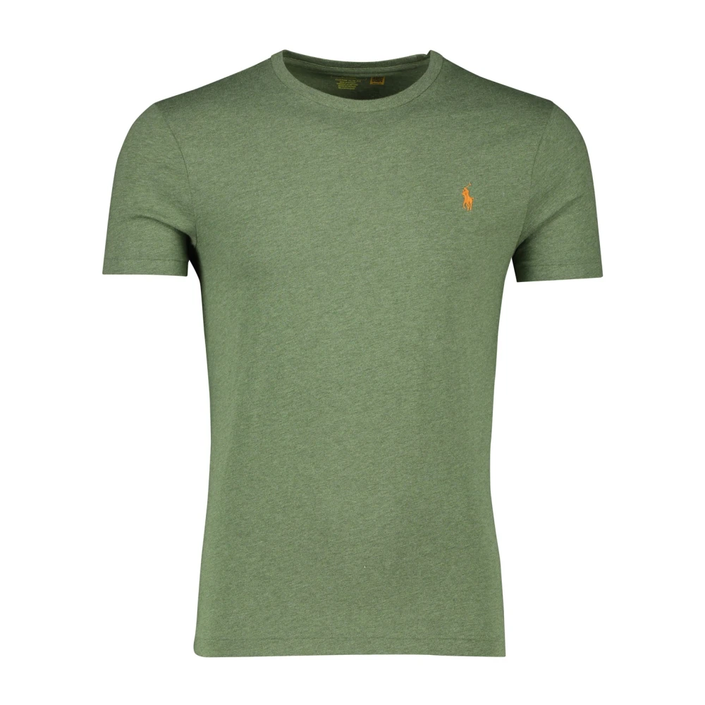 Ralph Lauren Groen Custom Slim Fit T-shirt Green Heren