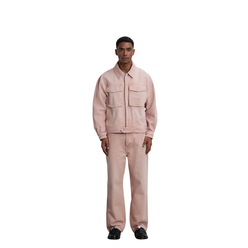 Filling Pieces Denim Pants Rose Dawn Pink Heren