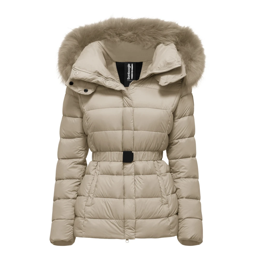 BomBoogie Down Jackets Beige, Dam