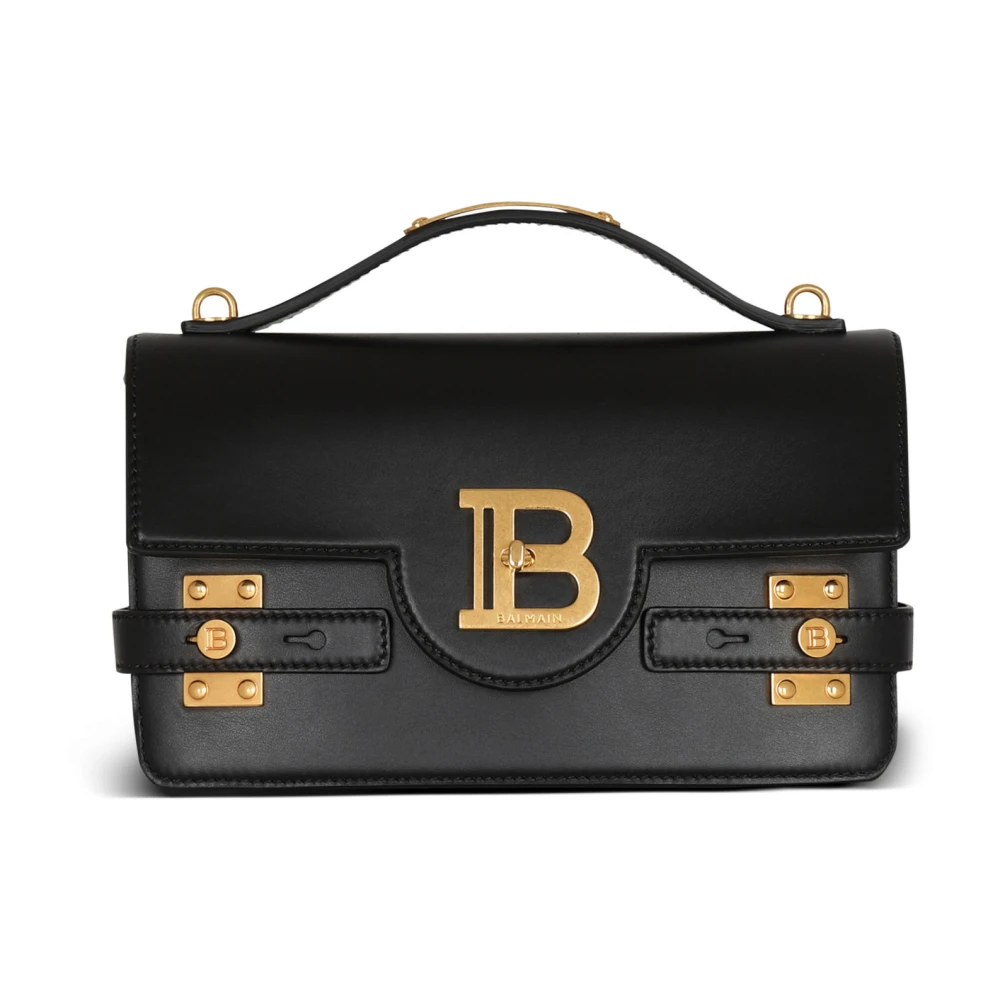 Balmain Gladleren B-Buzz 24 tas Black Dames