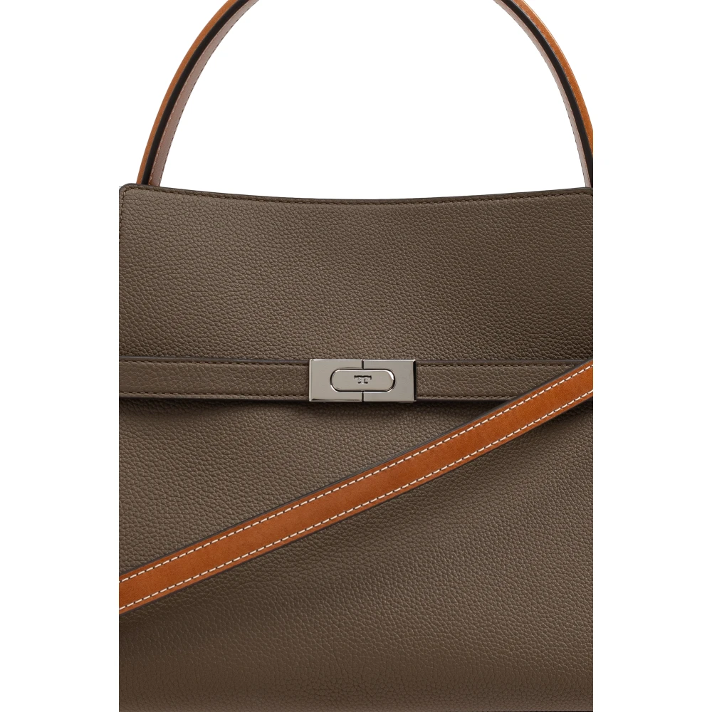 TORY BURCH Schoudertas Lee Radziwill Brown Dames