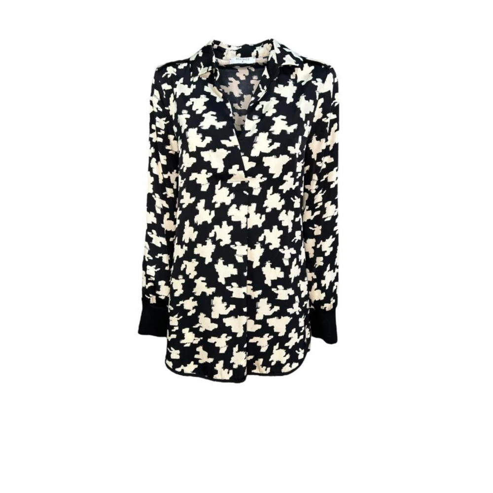 Beatrice .b Viscose Overhemdblouse Blue Dames