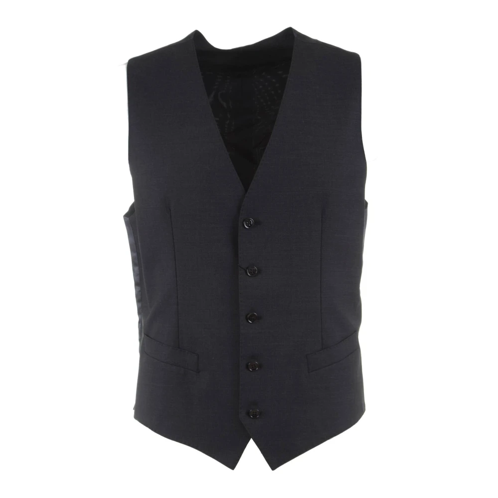 Dolce & Gabbana Heren Vest Stijlvolle Modekleding Black Heren