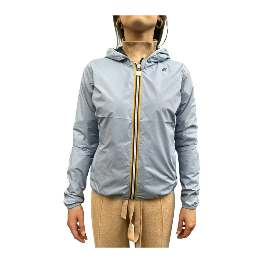 K-Way Women's Blue Lightweight Jacket Extra Small