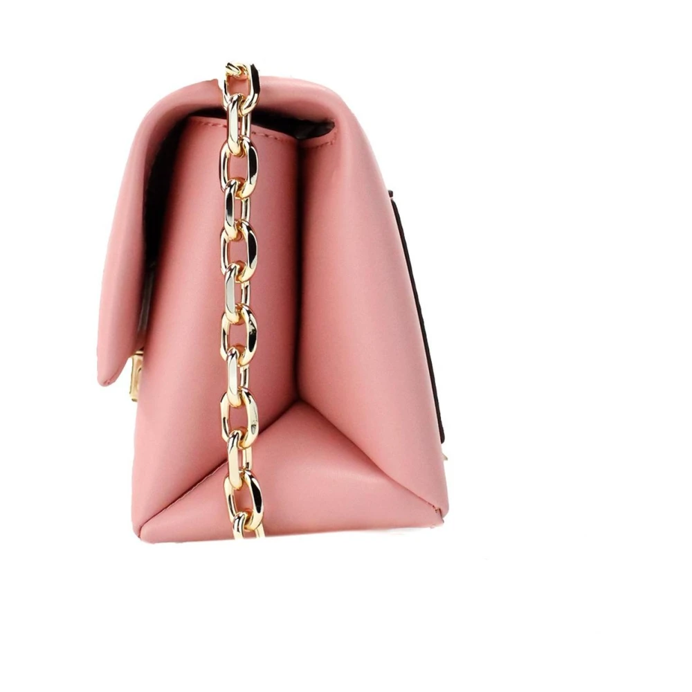 Michael Kors Vegan Leren Crossbody Tas met Meerdere Compartimenten Pink Dames