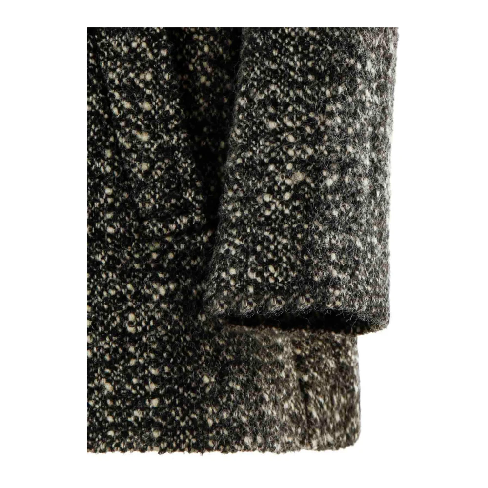drykorn Gepoederde wollen mix casual caban jas Brown Heren