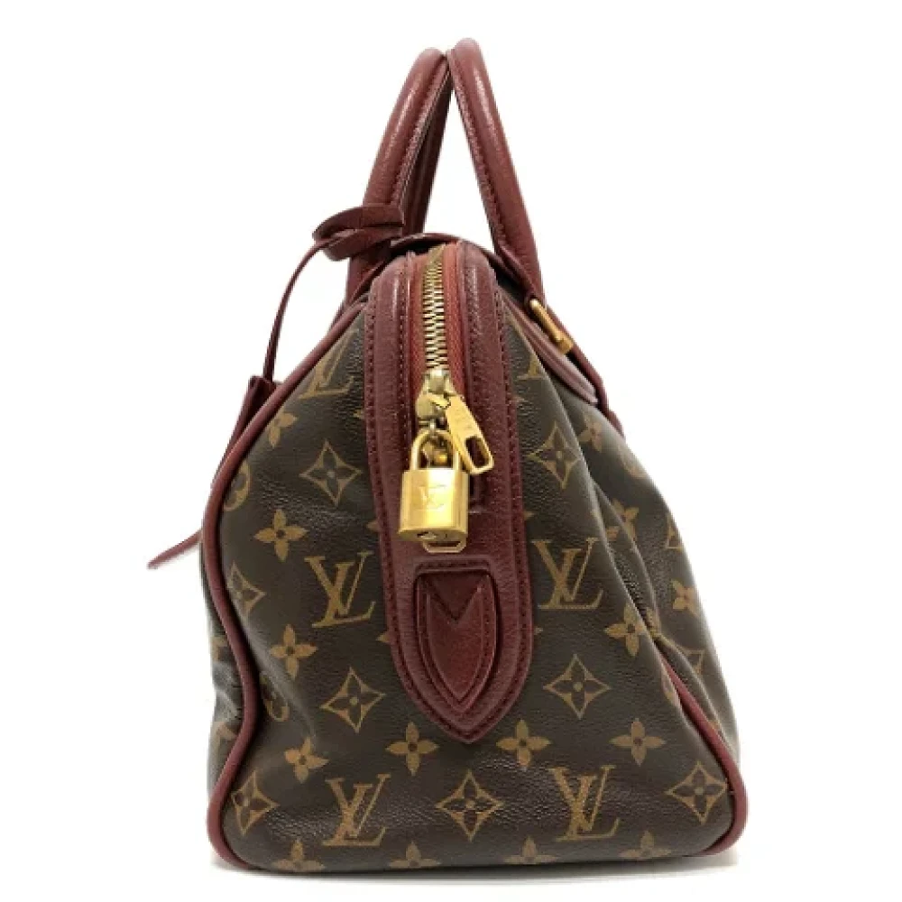 Louis Vuitton Vintage Pre-owned Cotton louis-vuitton-bags Brown Dames