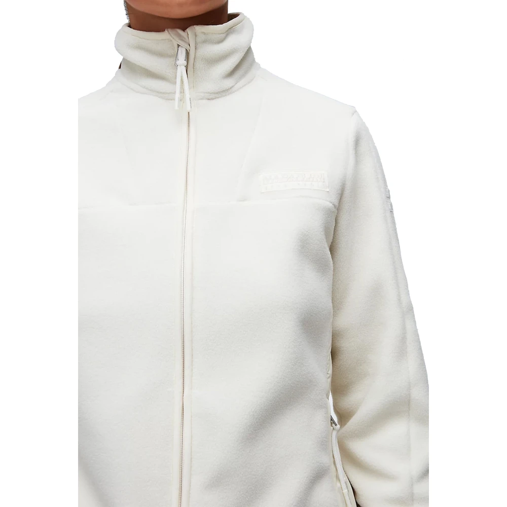 Napapijri Dames Micropile Volledige Rits Jas Beige Dames