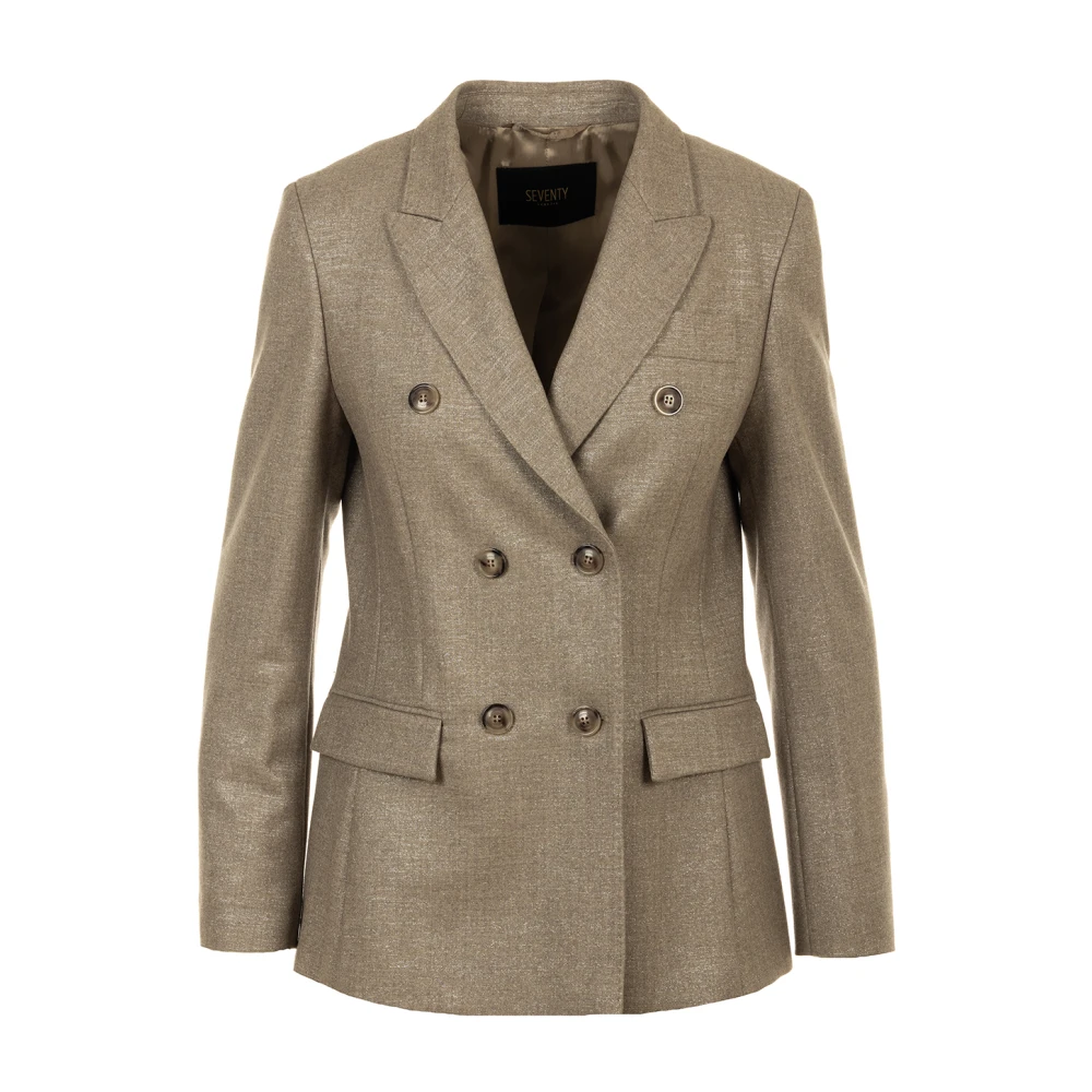 Seventy Stijlvolle Jassen voor Mannen Beige Dames