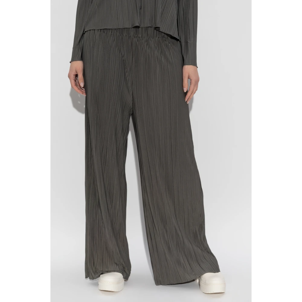 Samsøe Geplooide broek Uma Gray Dames