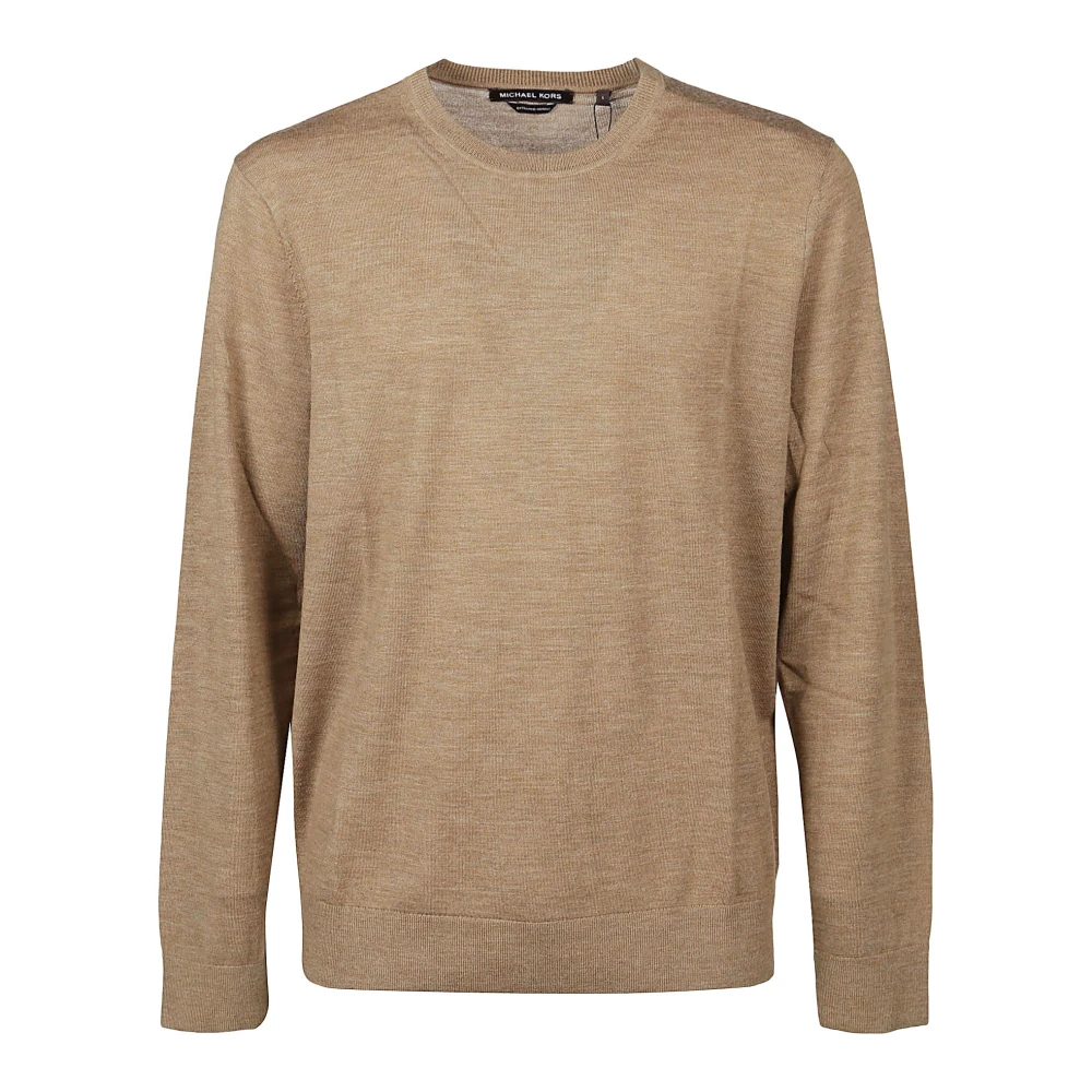 Michael Kors Merino wollen trui Beige Heren