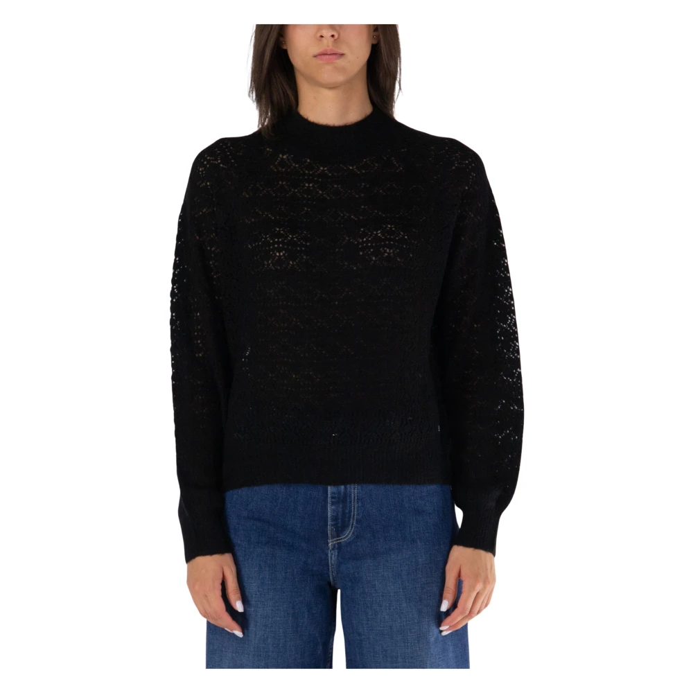 Guess Kant Wol Trui Black Dames