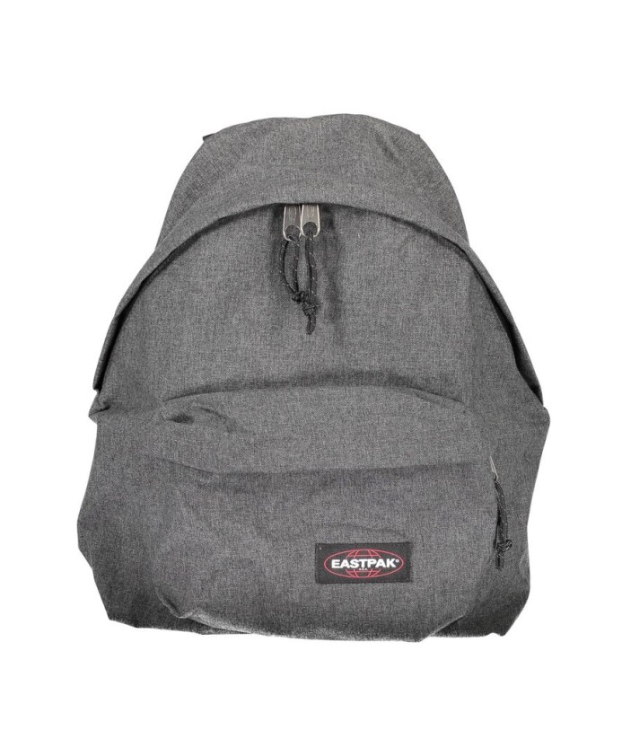 sac-a-dos-en-polyester-gris-avec-fermeture-eclair