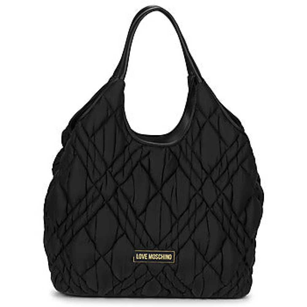 Love Moschino Stijlvolle Schoudertas Zwart Black Dames