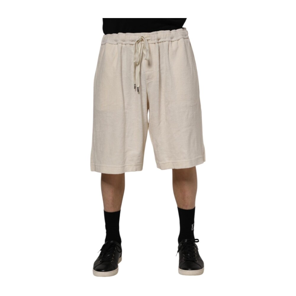 【関税込み】dolce & gabbana SILK BERMUDA SHORTS Printed silk twill shorts in multicoloured - Dolce Gabbana