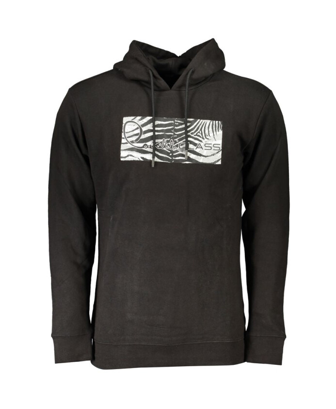 sweat-a-capuche-noir-luxueux