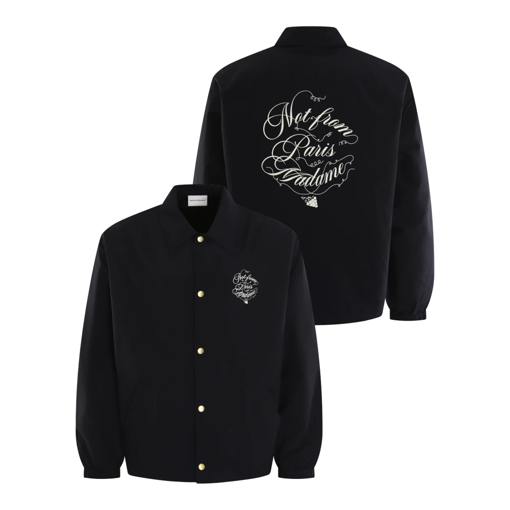 Drole de Monsieur Heren Vignes Slogan Jas Blue Heren