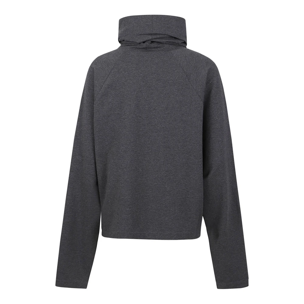 Norma Kamali Grijze Trui met Katoen en Spandex Gray Dames