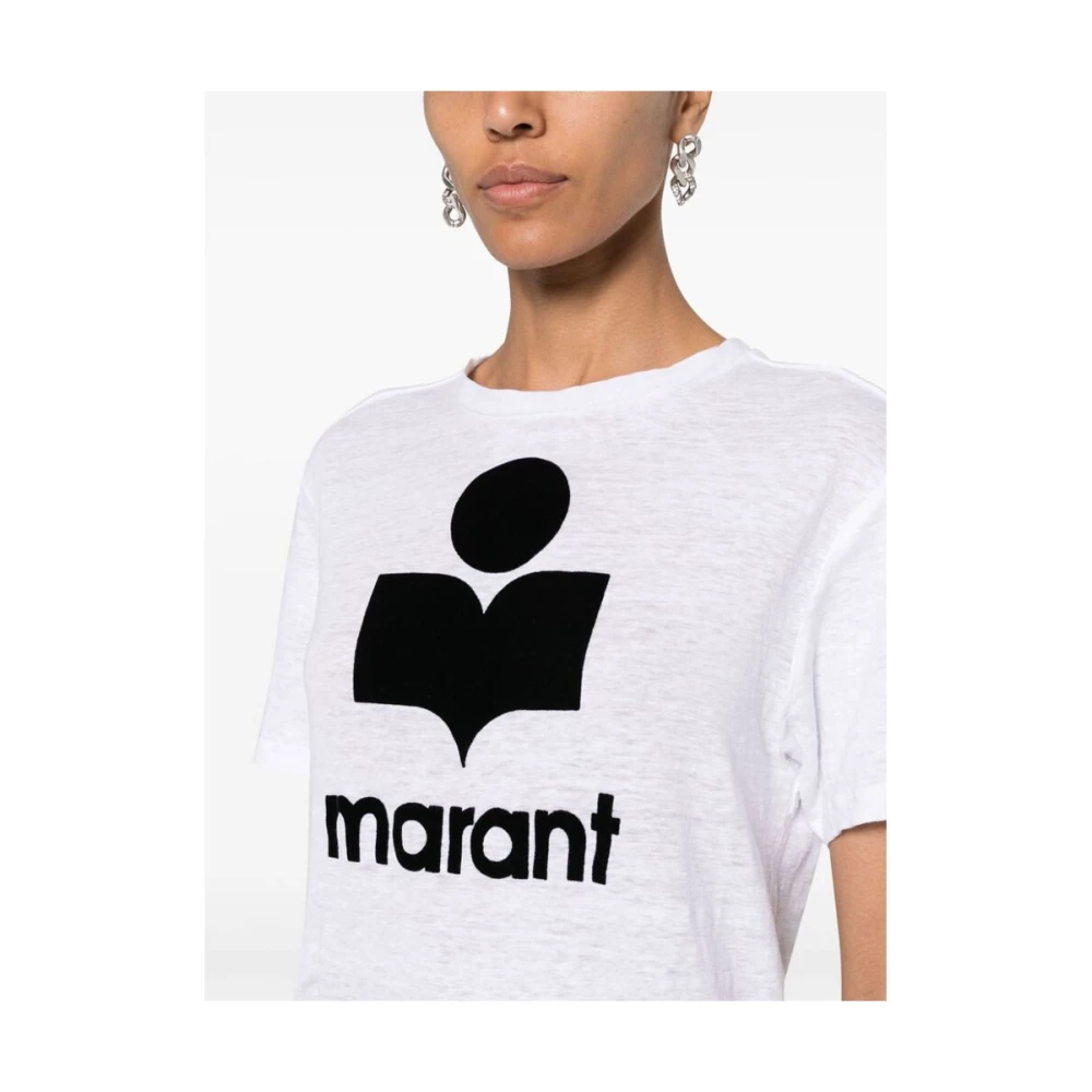 Isabel Marant Étoile Etoile Logo Print T-shirt White Dames