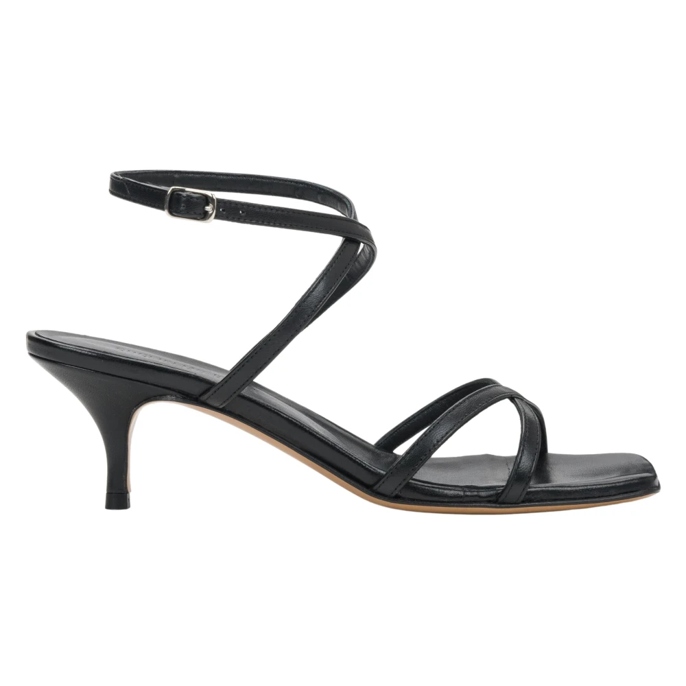 Guglielmo Rotta Women's Black High Heel Sandals, 7 Uk, Timeless Sandal