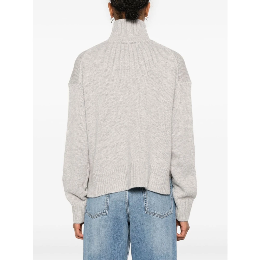 Calvin Klein Grijze Coltrui Gebreide Kleding voor Vrouwen Gray Dames