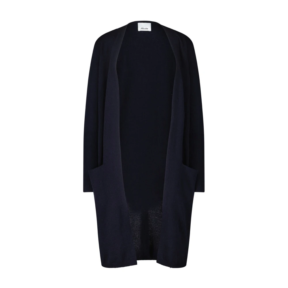 Allude Cashmere Cardigan voor Comfort en Stijl Blue Dames