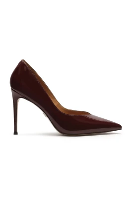 Lackläder vinröda pumps