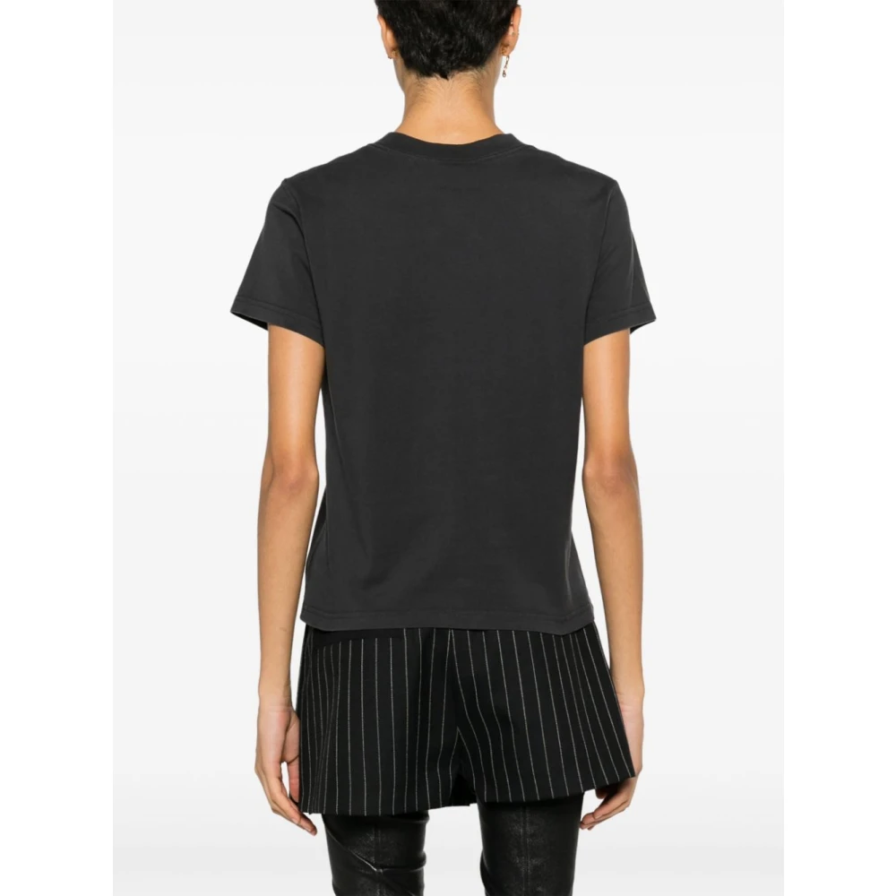 Courrèges Grijze T-shirts en Polos met Logo Gray Dames