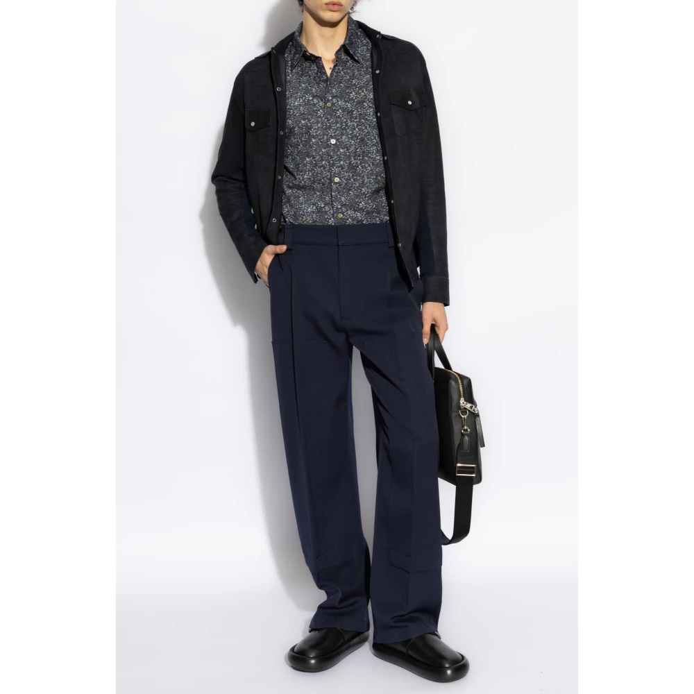 PS By Paul Smith Gestreept overhemd Blue Heren