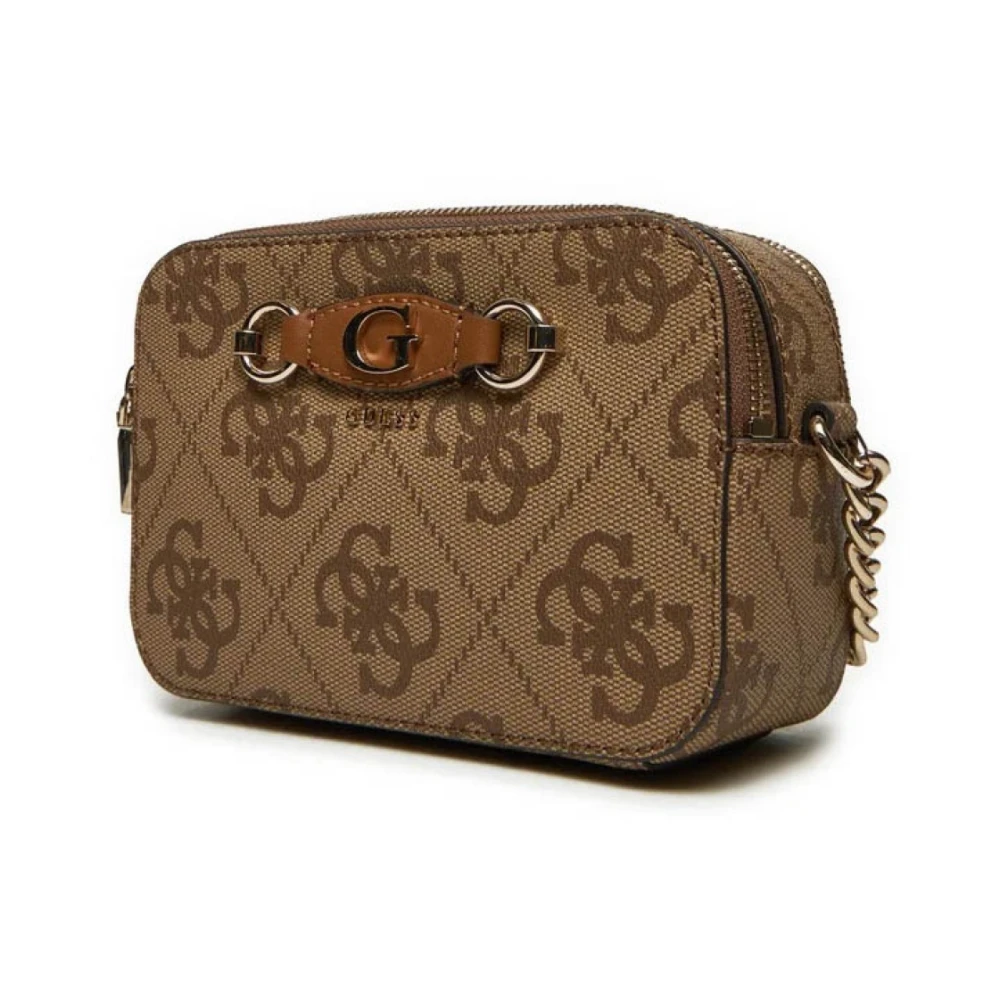 Guess Izzy Camera Crossbody Tas Brown Dames