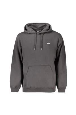 Svart Bomull Herrtröja Hoodie