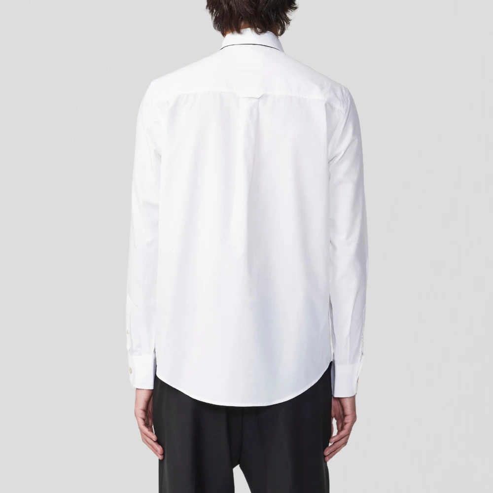 Nn07 Witte Button-Down Shirt Colby BD 5329 White Heren